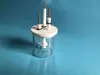 Tipo C002 Celda Electrolítica Ordinaria/Celda Electrolítica de Tres Puertos/Sistema de Tres Electrodos Experimento Electroquímico Vaso Electrolítico Se Puede Facturar