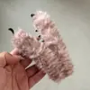 Pasador de Pelo de Felpa para Otoño e Invierno, de Alta Gama y Sencillo, Pinza para Cola de Caballo Semi-Recogida en la Parte Trasera de la Cabeza de Mujer, Pinza Banana Grande para el Cabello