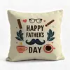 Cojín Regalo Creativo para Papá Bestseller de Amazon Decoración del Hogar Almohada de Espalda Comercio Electrónico Transfronterizo Venta Caliente Regalo de Festival