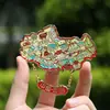 Imán de Nevera de Metal Magnético de Yacimiento Pequeño Zhoma de Xizang Souvenir Cultural y Creativo Decoración de Cumpleaños Regalo para el Hogar