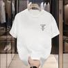 Moderna Camiseta de Manga Corta para Mujer, Estilosa, Juvenil, Adelgazante, Algodón Puro, Algodón de Xinjiang, Camiseta de Manga Corta, Top Básico
