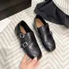 Versión de cuero suave~Mocasines slip-on de cuero repujado vintage para mujer, zapatos planos estilo británico