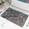 Alfombra de Piso Suave Absorbente de Tierra de Diatomeas de Mármol de Lujo Ligero para Baño, Felpudo Antideslizante para Inodoro, Baño y Entrada de Baño