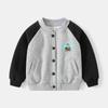 Chaqueta polar para niño otoño e invierno 2021 Nuevo Bebé Suéter de dibujos animados japoneses uniforme de béisbol para niños chaqueta deportiva moda