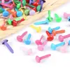 Clavos de Colores para Manualidades Infantiles Clavos de Cuerno Clavos de Dos Puntas Clavos Dobles Divididos Materiales y Accesorios Creativos para Decoración DIY