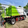 Fabricante de Camión Cisterna Aspersor para Obra Dongfeng Marca Azul de 7 Toneladas 12 Metros Cuadrados Aspersor de Riego para Flores y Césped de Jardín Urbano Reducción de Polvo