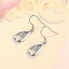 Aretes Colgantes Chapados en Plata Largos Temperamento Simples Japoneses y Coreanos Accesorios Distintivos para las Orejas