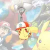 Llavero Serie Pikachu Transfronterizo Acrílico Plano 2D Colgante Espejo Retrovisor de Coche Mochila Estilo Europeo y Americano