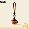 Novo Pingente PU Transfronteiriço Abóbora de Halloween Duende Fantasma Branco Diabinho Chaveiro Pequeno Presente de Halloween
