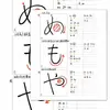 Pegatinas para aprender el alfabeto japonés, Japonés para principiantes, Palabras en japonés, Trazos básicos, Tabla del alfabeto, Orden de los trazos