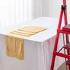 Bandeira de Mesa Lantejoulas Atacado Bandeira de Mesa Hotel Casamento Decoração de Natal Ins Poliéster Quadrado Lantejoulas Brilhantes Versão Completa Bordado