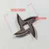Cuchilla Picadora de Carne Cabezal de Corte Universal Accesorios para Picadora de Carne Cuchilla Cruzada Cuchilla de Espalda de Tortuga Acero Inoxidable Fabricante Ruso Shandong