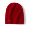 Gorro de Cachemira Pesado Consinee 100% Cachemira Pura Gorro de Punto Doble Capa Grueso Sin Costuras Unisex Gorro para Pareja