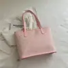 Bolsa Tote Casual Grande Capacidade Estilo Coreano para Mulheres Novo Modelo 2026 com Pingente de Estrela Bolsa Saco de Ombro/Axila