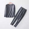 Ropa Interior de Otoño e Invierno Nueva para Niñas, Sin Costuras, Doble Cara, Lijada, Capa Base, Ropa de Otoño, Calzoncillos Largos, Traje Cálido de Terciopelo para Niños