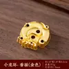 Accesorios para Incienso, Porta Incienso de Calabaza, Porta Incienso Poroso Mini Gota de Agua, Porta Incienso de Tortuga Zen Loto, Porta Incienso Longteng
