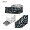 Accesorios de resina para manualidades, tira de taladro autoadhesiva para joyería, accesorios de tira de taladro electrochapados, accesorios manuales para manualidades, materiales para joyería de pedrería