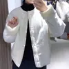 Chaqueta Acolchada de Terciopelo para Mujer 2025 Invierno Nuevo Estilo Holgada Casual Engrosada Estilo Chanel Abrigo de Algodón Exclusivamente para Ventas Transfronterizas