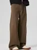 Jeans de Diseño Desestructurado Retro Americano para Hombres y Mujeres, Holgados Casual Versátiles de Pierna Ancha con Caída Pierna Recta Pantalones de Moda
