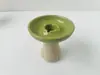 Fornecimento Transfronteiriço de Acessórios para Narguilé Árabe, Pote de Fumaça de Cerâmica de Silicone, Recipiente para Pasta de Fumaça, Cabeça de Cola Cerâmica com Esmalte de Vedação Resistente a Altas Temperaturas