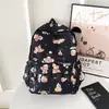 2025 Nova Estampa de Desenho Animado Fofa Mochilas para Ensino Fundamental e Médio Mochilas Modernas Mochilas Leves de Grande Capacidade para Viagem