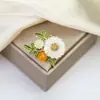 Broche Transfronterizo Nuevo de Alta Gama Lazo Insecto Flor Femenino Anti-Exposición Fijo Ropa Versátil Corsage