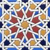 Pared de fondo de pasillo azulejo pequeño 150*150 azulejo de flor vintage línea de cintura de escalera esquina de lavabo azulejo vidriado de flor
