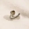 Estilo Europeo y Americano Chapado en Oro Cobre Versátil Brazaletes para Oreja Múltiples Capas Minimalista Nicho Temperamento Zirconia Japoneses y Coreanos Pendientes