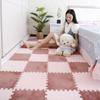 Alfombra de dormitorio de estilo nórdico para habitación de niña, alfombra de suelo unida para el hogar, manta de noche, sala de estar, alfombra de felpa de área grande completamente cubierta