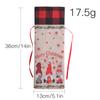 Bolsa de vino decorativa de ambiente navideño transfronteriza, arpillera, estilo Rudolf con cordón, cubierta para vino tinto, artículos para el hogar