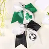 Accesorios para el Cabello de Niños Día del Fútbol Trébol Día de San Valentín Día de la Ayuda Brillo Lentejuelas Lazo Gomita para el Cabello Diadema