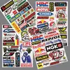 Pegatinas Reflectantes para Motocicleta, Calcomanías para Casco, Pegatinas de Patrocinador, Pegatinas para Vehículos Eléctricos, Pegatinas Creativas Personalizadas Resistentes a los Arañazos, Anti-Rayaduras