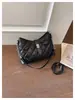 2026 Nova Bolsa de Ombro com Corrente de Padrão Diamante 2026 Verão Nova Moda Estilo Coreano Exquisite Compacta Bolsa Transversal