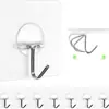 Fábrica Meiker Venta al por mayor Gancho de Acero Inoxidable Gancho Adhesivo Fuerte Invisible Transparente Impermeable Sin Marca Gancho Grande Gancho Trasero de Puerta