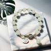 Oferta Especial Año del Caballo 2026 Pulsera de Piedra Ojo de Gato con Mariposa para Mujer, Diseño Estilo Ins con Sensación de Alta Calidad, Regalo de Joyería para Estudiantes