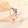 Anéis de Casal Masculino Feminino Design Ins Anéis de Casal Abertos Ajustáveis Anel de Dedo Presente Atacado Nicho Estilo Luxo Leve