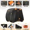 Cubierta para carrito de golf exterior transfronteriza Amazon 420d a prueba de polvo e impermeable transpirable tela Oxford para carrito turístico de paseo