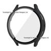 Adequado para Capa Protetora de Relógio Samsung Galaxywatch6, Película de Vidro Temperado de PC com Spray de Óleo Integrada Case para Relógio Watch6