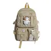 Mochila feminina novo estilo, versão coreana, para alunos do ensino fundamental e médio, fashion, moderna, fofa, de desenho animado, mochila fresca e estilosa