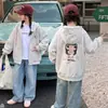 Chaqueta cárdigan con capucha y cremallera para niña, estilo nuevo 2026 para niñas mayores, top casual holgado de lunares para primavera y otoño, moderno