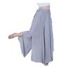 Ropa de práctica Danza Adulto Mujer Maestra Suelta Abertura Cinta Algodón y Lino Danza Clásica Pantalones de Danza de Pierna Ancha Pantalones de Danza Moderna