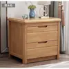 Mesita de noche de madera maciza color nogal Mini 40 Simple Moderna Uso en el hogar Estilo chino Gabinete de almacenamiento Gabinete de almacenamiento junto a la cama del dormitorio