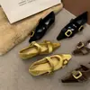 Zapatos de Moda Trendy para Mujer Estilo Francés 2026 Primavera que Aumentan la Altura, para Viajar, con Hebilla Metálica y Correa, Zapatos Mary Jane para Combinar con Faldas
