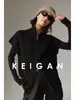 Colete Suéter de Lã 100% Puro Feminino, Cardigan de Lã Tricotado, Design Moderno de Lã Pura com Zíper e Manga Curta