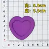 Funda para Teléfono Móvil de Silicona Suave de PVC Estilo Ins Súper Caliente Popular Espejo Corazón Espejo Accesorios Hechos a Mano DIY