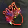 Faixa de Cabeça de Ano Novo 2027 para Crianças, Faixa de Cabeça para Festa de Ano Novo, Concerto, Carnaval, Acessórios de Cabelo para Festa de Fotos, Adereços, Adereços de Cabeça