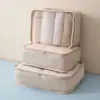 Conjunto de Sacos de Armazenamento para Viagem Transfronteiriça, Conjunto de Oito Peças de Bagagem de Grande Capacidade, Saco com Cordão para Sutiãs, Saco de Armazenamento para Classificação de Roupas