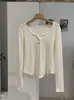 Camisa básica KEKEZOON de manga comprida, gola semiaberta macia em V, nova coleção de outono, camiseta 9159 de caxemira de proteína amiga da pele