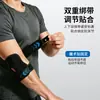 Coderas deportivas para hombre, protector de codo con soporte de resorte, soporte de brazo de compresión para fitness y levantamiento de pesas, banda para el codo en stock