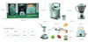 Brinquedos de Casinha de Cozinha, Máquina de Lavar Elétrica Grande, Cozedor de Ovos, Dispensador de Água, Forno, Variedade Educacional com Efeitos de Luz e Som